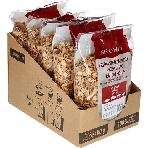 Trucioli per affumicare/grigliare, ciliegio, 450 g, classe 10 - 2