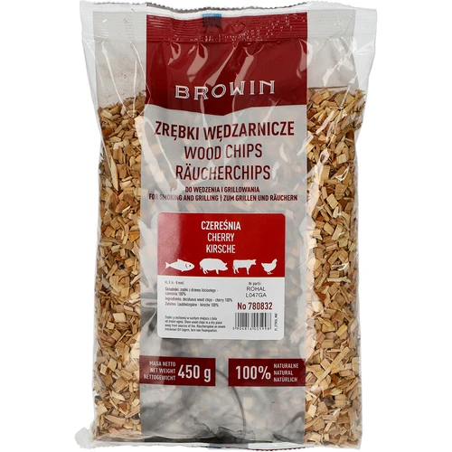 Trucioli per affumicare/grigliare, ciliegio, 450 g, classe 8