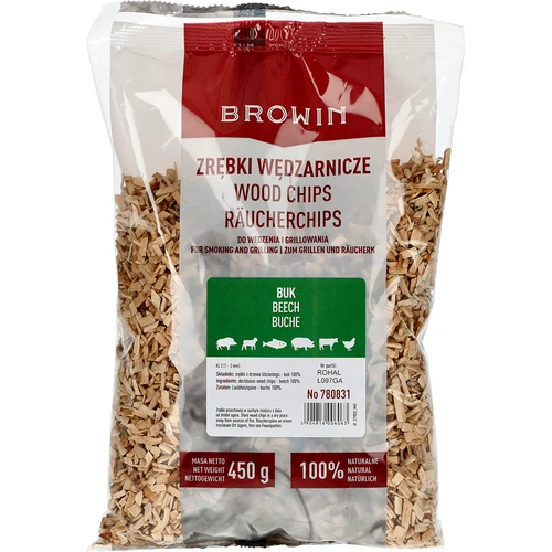 Trucioli per affumicare/grigliare, faggio, 450 g, classe 2