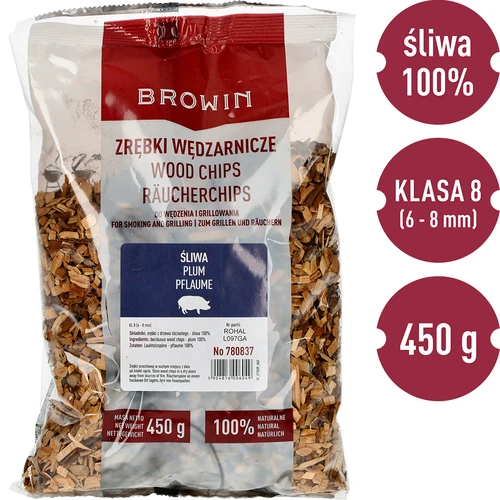 Trucioli per affumicare/grigliare, legno di prugno, 450 g, cl. 8 - 3