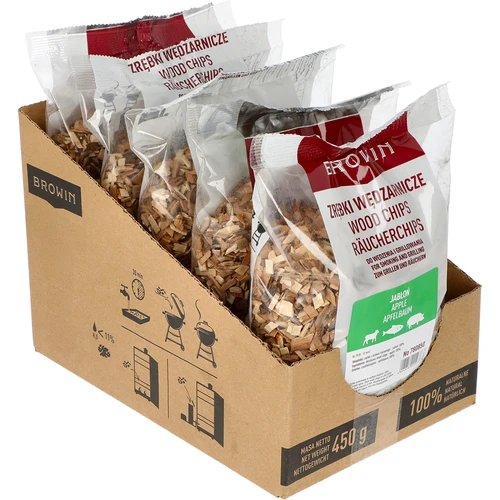 Trucioli per affumicare/grigliare, melo, 450 g, classe 10 - 2