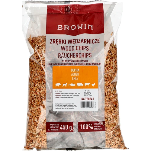 Trucioli per affumicare/grigliare, ontano, 450 g, classe 2