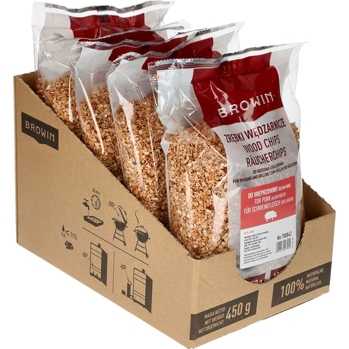 Trucioli per affumicatura (70% ontano + 30% faggio) classe 2 450 g x5