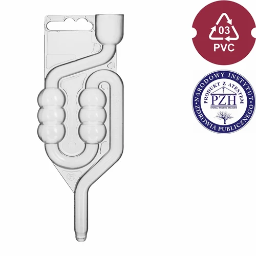 Tubo di fermentazione in plastica, a 6 camere - 2
