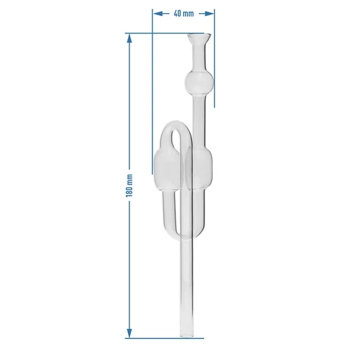 Tubo di fermentazione in vetro - 3
