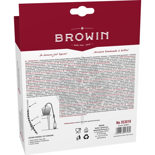 Tubo di travaso per vino con morsetto - 3