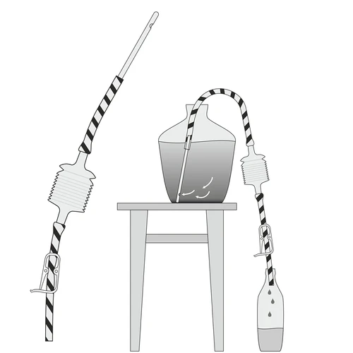 Tubo per travaso del vino con pompetta - 7