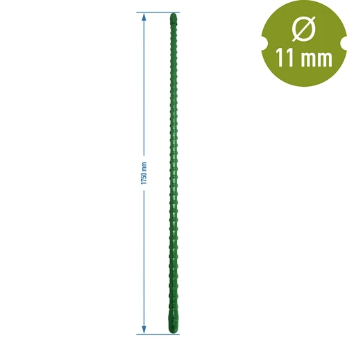 Tyczka stalowa powlekana PE 1,75 m x 11 mm - 2