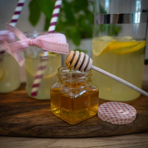 Vasetto quadrato 120 ml con tappo Twist-Off Ø 53 mm - 6 pezzi - 8