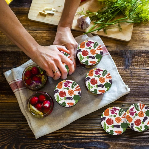 Vasetto TO 235 ml con tappo colorato Ø82 – 6 pezzi - 12