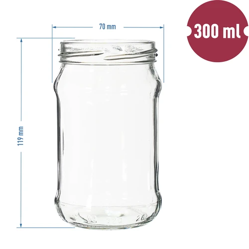 Vasetto TO 300 ml Ø 66 - confezione termoretratta 12 pz. - 7
