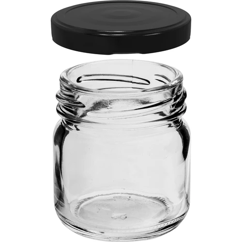Vasetto TO 40 ml con coperchio colorato fi 43 - 10 pezzi - 3