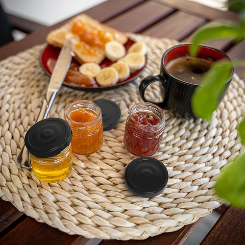 Vasetto TO da 40 ml con capsula nera Ø 43 - 10 pezzi - 9