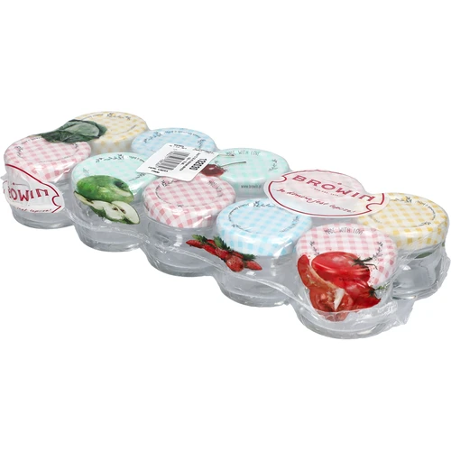 Vasetto twist-off 30 ml con tappo colorato fi 43 - 10 pezzi - 2