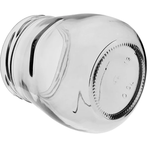 Vasetto twist-off 500ml "Anfora Invertita" con coperchio colorato fi 82/6, 6 pezzi - 8