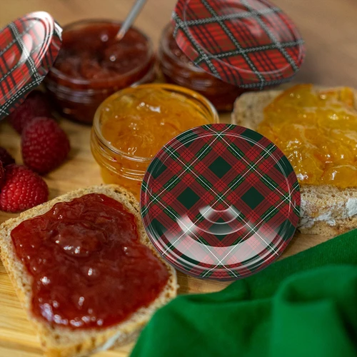 Vasetto Twist-Off 65 ml con capsula colorata Ø 66 - 6 pz - 8