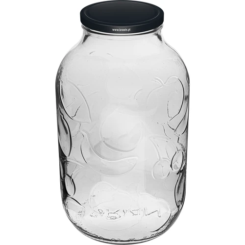 Vaso 5L con coperchio colorato fi 100  - 1 