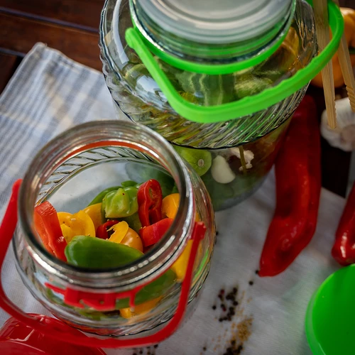 Vaso da 3 L con coperchio in plastica - 8