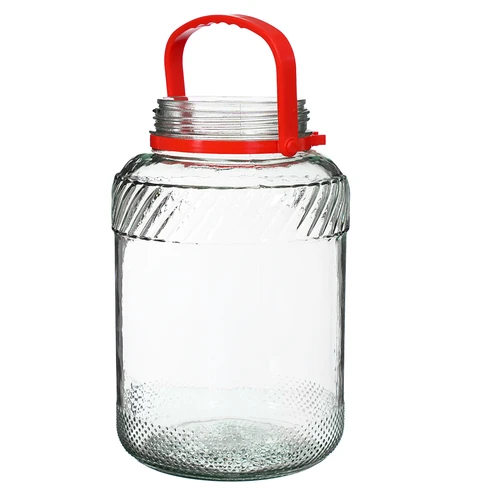 Vaso da 5 L con coperchio in plastica - 2