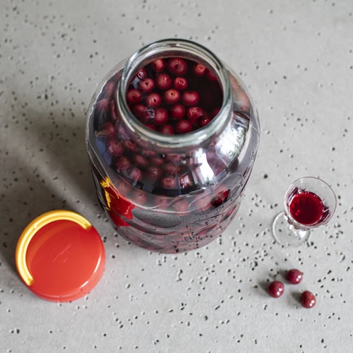 Vaso per liquori 5 L + tappo a vite con manico - 7