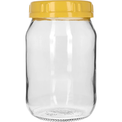 Barattolo TO 1,7 L con tappo giallo in plastica, con manico, Ø 100 mm, 1 pz. - 2