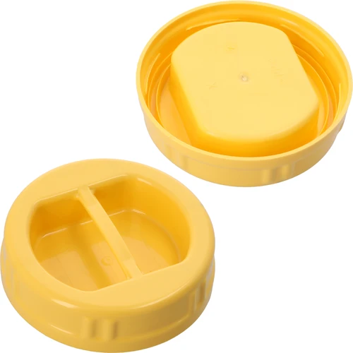 Barattolo TO 1,7 L con tappo giallo in plastica, con manico, Ø 100 mm, 1 pz. - 5