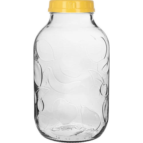 Vaso TO 5 L con coperchio in plastica Ø 100 con manico - 3