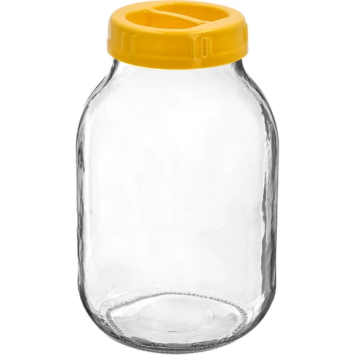 Vaso twist-off 3 L con tappo in plastica Ø 100, con manico