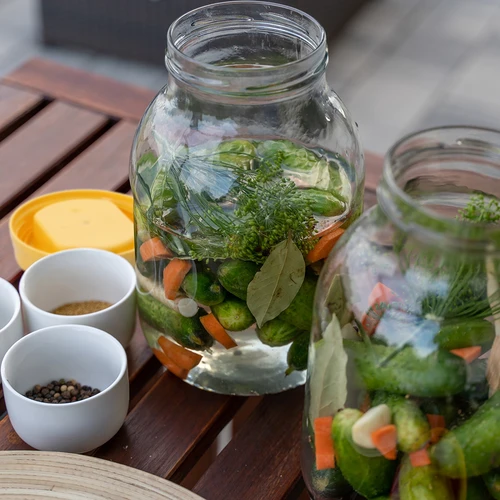 Vaso twist-off 3 L con tappo in plastica Ø 100, con manico - 6