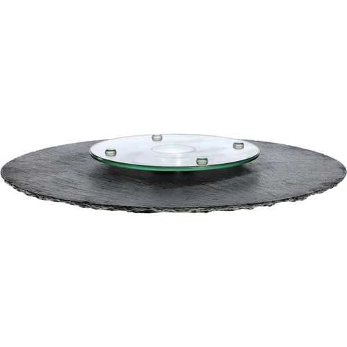 Vassoio girevole in ardesia Ø 30 cm - 6