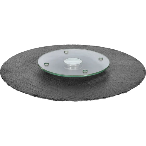 Vassoio girevole in ardesia Ø 30 cm - 7