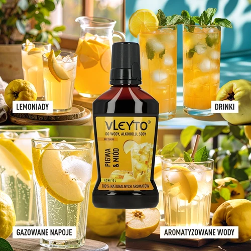 VLEYTO Cotogna & Miele – essenza aromatica con aromi naturali, 250 ml - 7