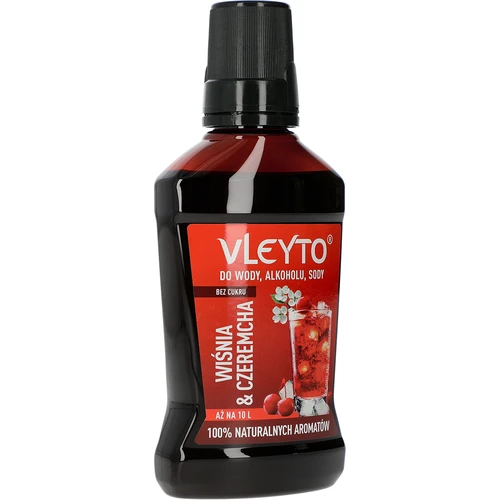 VLEYTO Wiśnia & Czeremcha – esencja smakowa z naturalnymi aromatami, 250 ml - 3