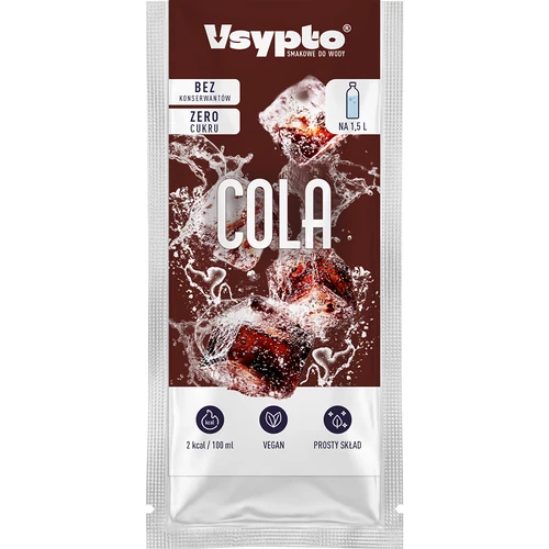 VSYPTO al gusto cola - polvere aromatizzante per acqua, 9 g - 2