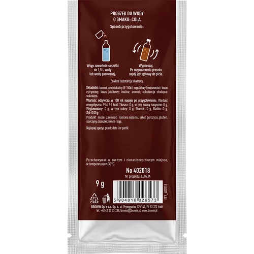 VSYPTO al gusto cola - polvere aromatizzante per acqua, 9 g - 3