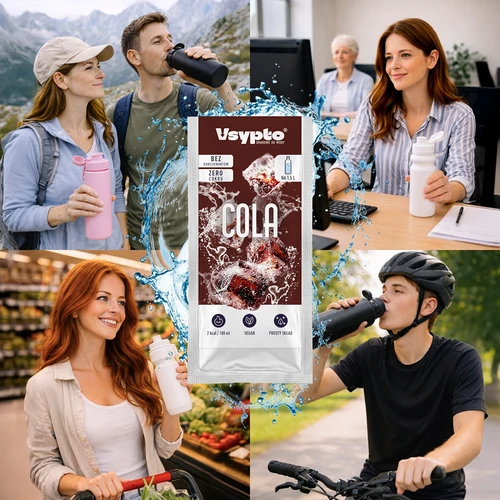 VSYPTO al gusto cola - polvere aromatizzante per acqua, 9 g - 7