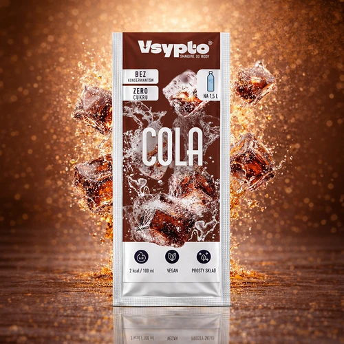 VSYPTO al gusto cola - polvere aromatizzante per acqua, 9 g