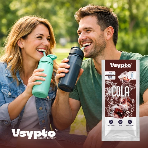 VSYPTO al gusto cola - polvere aromatizzante per acqua, 9 g - 6