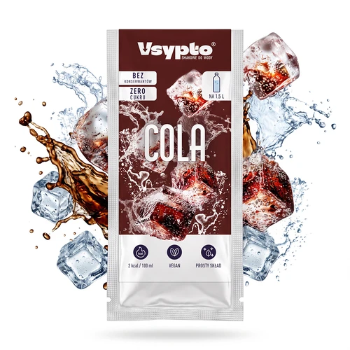 VSYPTO al gusto cola - polvere aromatizzante per acqua, 9 g