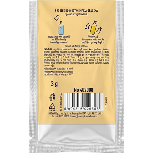 VSYPTO al gusto di pera, 3 g - 3