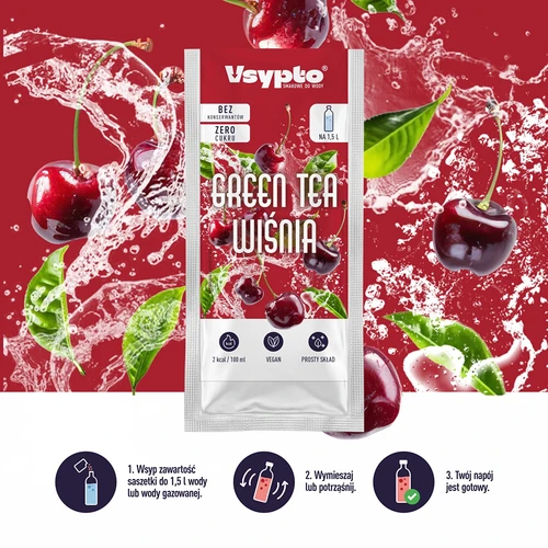 VSYPTO al gusto di Tè Verde e Ciliegia, 9 g - 5