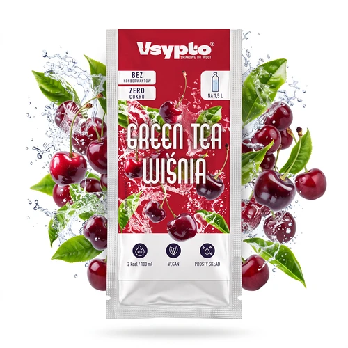 VSYPTO al gusto di Tè Verde e Ciliegia, 9 g