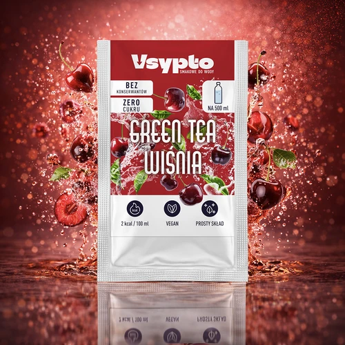VSYPTO al gusto Green Tea Amarena, 3 g