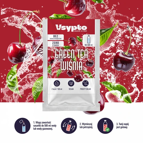 VSYPTO al gusto Green Tea Amarena, 3 g - 5