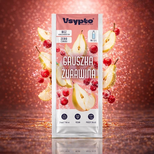 VSYPTO al gusto pera e mirtillo rosso, 9 g