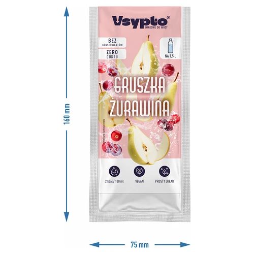 VSYPTO al gusto pera e mirtillo rosso, 9 g - 4