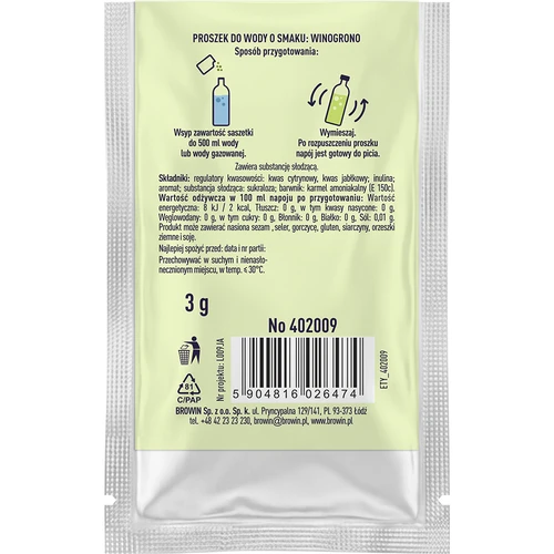 VSYPTO al gusto uva, 3 g - 3