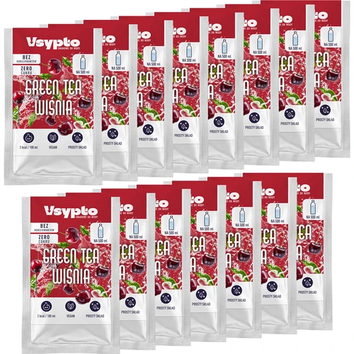 Vsypto Green Tea Wiśnia - zestaw 15x3g - 2