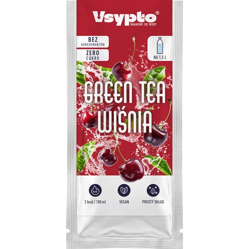 Vsypto Green Tea Wiśnia - zestaw 15x9g - 3
