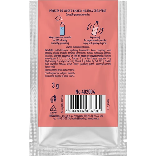 Vsypto Mojito Grejpfrut - zestaw 15x3g - 4